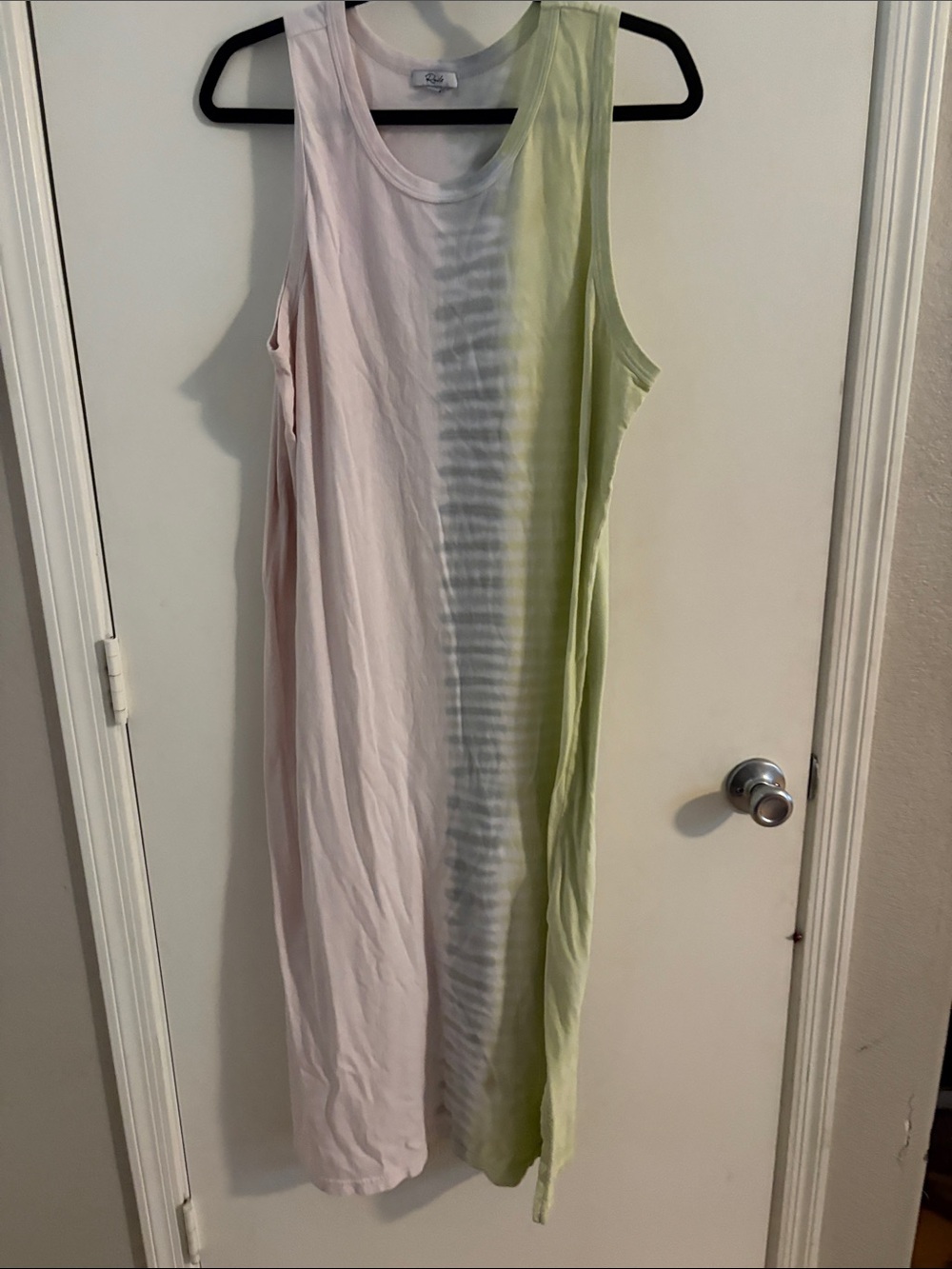 ✨ Rails Tank Dress in Sherbet Dip Dye 100% Cotton ✨ SZ XL Boho Cottagecore Beach